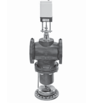 Danfoss 082H3041+003Z0694 Pressure Independent Control Valve Assembly 24V 3-Point Modulating Actuator 0-10Vdc with Adapter