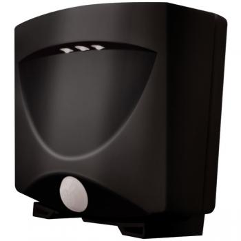 Maxsa Innovations 40342 Battery-Powered Motion-Activated Outdoor Night Light (Black/ Dark Bronze)