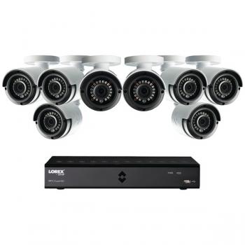 Lorex By Flir Lha21081Tc8B 8-Channel Mpx 1080P Hd 1Tb Dvr With 8 Weatherproof Ir Cameras