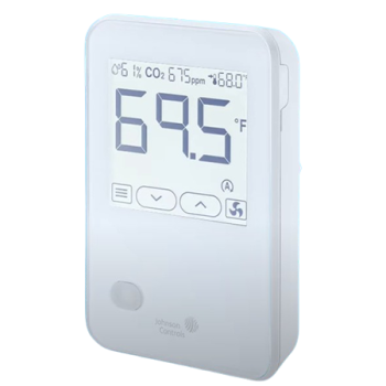 Johnson Controls NSB8BPN240-0 Temperature/Humidity Sensor with Display/Logo