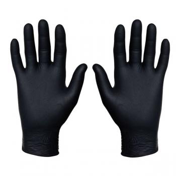 Sysco SYS4685594 Nitrile Food Service Gloves Black ( 100/Pack )