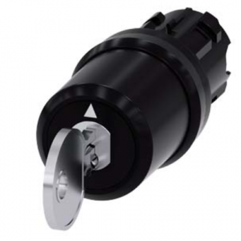 Siemens Industrial Controls (Furnas) Controls 3SU1000-5BP01-0AA0  3-Position Key Remove Center