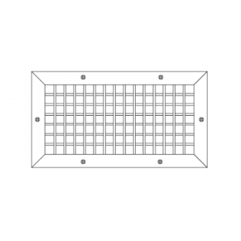 Titus 300FS-24X24 Supply Grille Aluminum 24" x 24"
