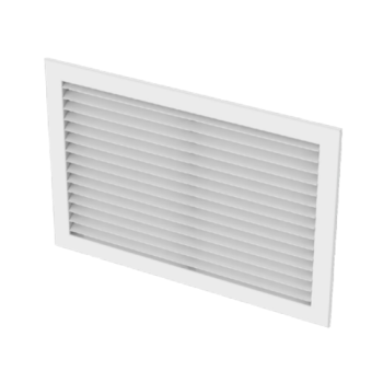 Titus 350RL-48x24 Return Grille 48x24" 3/4" Blade Spacing 35-degrees Fixed Deflection