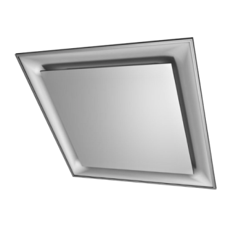 Titus OMNI-24X24-8 Square Plaque Diffuser 24x24 Neck Size 8" 201 to 300 Cfm