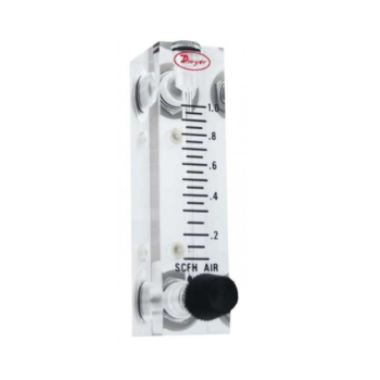 Dwyer VFA-23-SSV Flow Meter, 2 Scale, 0.6- 5 LPM Air