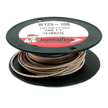DiversiTech W125-50 Wire Copper 12G 50 ft. White