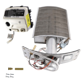 Lochinvar 100346617 Burner Assembly & Gas Valve 18"