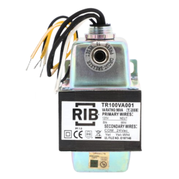 Functional Devices (RIB) TR100VA001 Transformer Primary 120V Secondary 24V 100VA Foot Mount Hub