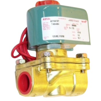 Asco 8210A107 Solenoid Valve Normally Closed 1/2" 5-175psi