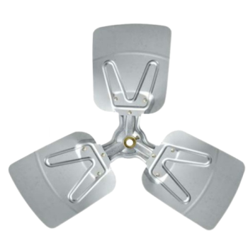 Rheem 70-42502-01K Fan Blade 3-Blade 1/2" Bore 24" Diameter 21-Degree Pitch Clockwise