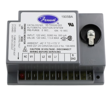 Fenwal 35-705500-005 Microprocessor-Based Direct Spark Ignition Control 120VAC 1 TFI Local Sense 10-Seconds