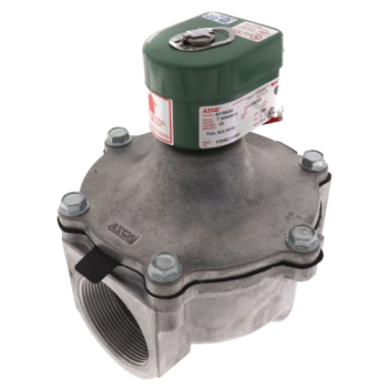 Asco 8215B80 Aluminum Body 2-Way Solenoid Valve 2" Normally Closed 0-25psi 120V