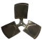 Goodman-Amana B1086775SP Fan Blade 3-Blade 21.5" Diameter Counter-Clockwise 1/2" Bore 25-Degree