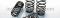 Eibach 38119.140 Pro-Kit Performance Springs For Chevrolet Aveo 5 & Sedan T250 1.6L 4 Cylinder 2006 to 2008