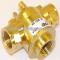 Erie VT3221 Two-Position Zone Valve for General Service 3-Way 1/2" NPT 1.5Cv
