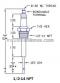 Combustion Depot CD6050 Aftermarket Flame Rod 1/2-14NPT