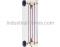 Conbraco 20-350-03 Water Gauge Square Pattern Bronze 1/2" [5/8" x 12" Glass O.D. X Length] Aluminum Wheel less Glass and Rod