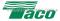 Taco 0013-F3 1/6HP 115V Cast Iron Flanged Circulator