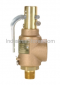 Conbraco 29-202-A45 Bronze Safety Valve with Brass Trim and Teflon Soft Seat 1/2" x 1" Section I Steam 45 psi
