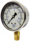 Kodiak Controls 201L40-30/15 Gauges & Accesories 4" Dial Liquid 1/4" Bottom Mount -30/15psi