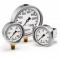 Ashcroft 1001008AL02L-0/160 Stainless Steel Metric Case Commercial Gauge Liquid Filled 4" Dial 1/4" Lower Mount 0-160 PSI