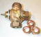 Barber Colman (Schneider Electric) VB-7314-0-4-6 Mixing Valve 3-Way Bronze Body 3/4" Union Sweat 7.5Cv
