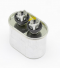 Genteq C305L Single Oval Run Capacitor 370v 5MFD
