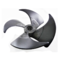 Heil Quaker 5901A10004A Fan Blade 4-Blade 15.5" Diameter Clockwise 1/4" Bore 40-Degree