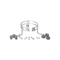 Nidec-US Motors (Emerson) 17 Direct Drive Blower Mounting Ring Set 5.6" Diameter