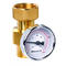 Honeywell AM1-TG101-US-LF Thermostatic Mixing Valve with Temperature Gauge 3/4" Sweat Tail Piece