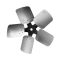 Lau 60561601 Fan Blade 5-Blade 22" Diameter 33-Degree Counter-Clockwise