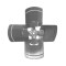 Lau 60760901 Condenser Style Propeller 4-Blade 26" Diameter 27&deg; Pitch