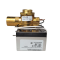 Erie VT3343G13B020 Two-Position Zone Valve & Spring Return Valve Assembly for General Service 3-Way 3/4" Inverted Flare 4.0Cv General Close-Off Normally Closed 110V @ 60Hz 120V @ 50Hz 18" Leads